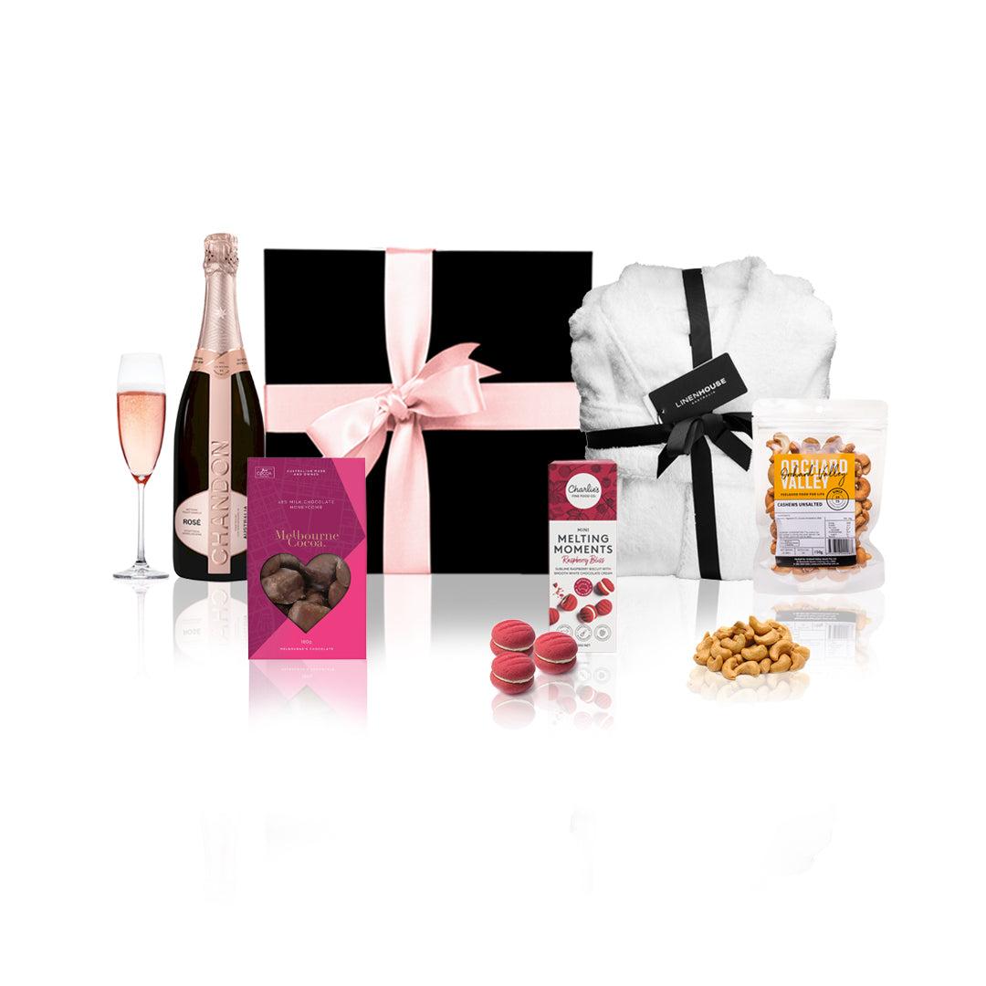 Chandon Rosé & Linen House Pamper Hamper