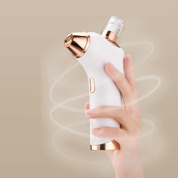 Pamper White Portable Oxygen Atomiser for Face Hydration and Skin Rejuvenation, 40ml USB Rechargeable Atomizer